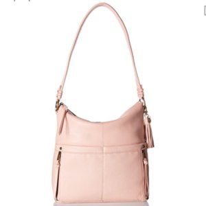 The Sak Women's Suri Pink Leather Shoulder Bag